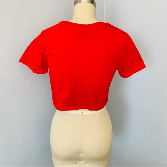 Forever 21 Pony Logo Trim Crop Top - Picture 3 of 8